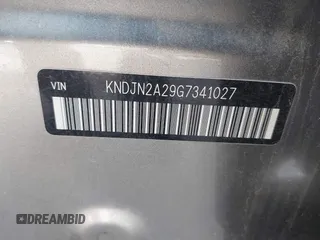 2016 Kia Soul with VIN KNDJN2A29G7341027, listed as a IAAI auction lot 41871793 with 104,098 mi miles. Bid and sale history available at carsss.com. Image 9.