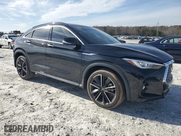 2022 Infiniti QX55 Essential z VIN 3PCAJ5K32NF101572, wystawiony jako Copart lot #45556395 z przebiegiem 45 856 mil mil oraz Szkoda całkowita • Salvage title. Historia ofert i sprzedaży dostępna na DreamBid. Obrazek 4.