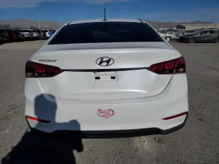 2018 Hyundai Accent SEL with VIN 3KPC24A30JE032852, listed as a Copart auction lot 82771884 with 65,748 mi miles and Salvage Title. Bid and sale history available at carsss.com. Image 6.