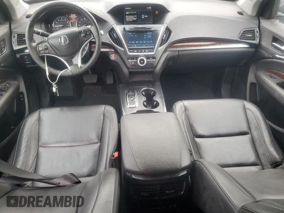 2020 Acura MDX with VIN 5J8YD4H38LL045981, listed as a Copart auction lot 65192985 with 45,930 mi miles and Salvage title. Bid and sale history available at DreamBid. Image 8.