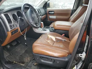 2008 Toyota Sequoia Platinum with VIN 5TDBY67A78S009399, listed as a Copart auction lot 46290695 with 137,569 mi miles and Clean Title. Bid and sale history available at carsss.com. Image 7.
