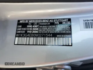 2021 Mercedes-Benz A 220 z VIN W1K3G4EB0MJ271544, wystawiony jako Copart lot #53053585 z przebiegiem 74 495 mil mil oraz Szkody całkowita. Historia ofert i sprzedaży dostępna na DreamBid. Obrazek 14.