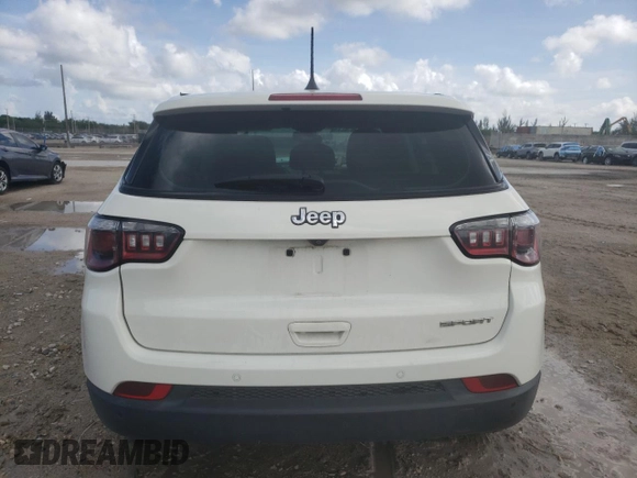 2019 Jeep Compass Sport z VIN 3C4NJCAB1KT637151, wystawiony jako Copart lot #60116915 z przebiegiem 74 149 mil mil oraz Nie do naprawy • Non repairable. Historia ofert i sprzedaży dostępna na DreamBid. Obrazek 6.