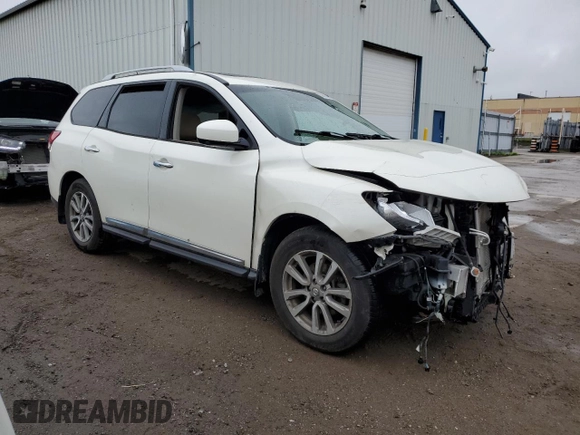 2015 Nissan Pathfinder Platinum z VIN 5N1AR2MM9FC602823, wystawiony jako Copart lot #56678085 z przebiegiem 342 063 mil mil oraz Szkoda całkowita • Salvage title. Historia ofert i sprzedaży dostępna na DreamBid. Obrazek 4.