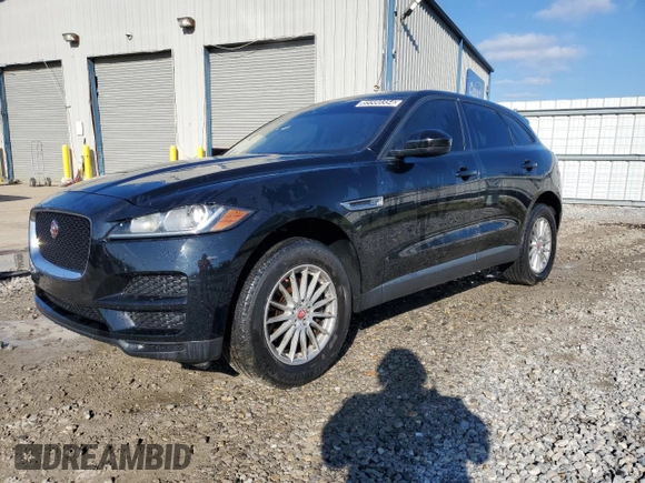 2017 Jaguar F-Pace 35t with VIN SADCS2BV3HA056133, listed as a Copart auction lot 85580354 with 92,504 mi miles and Clean Title. Bid and sale history available at DreamBid. Image 1.