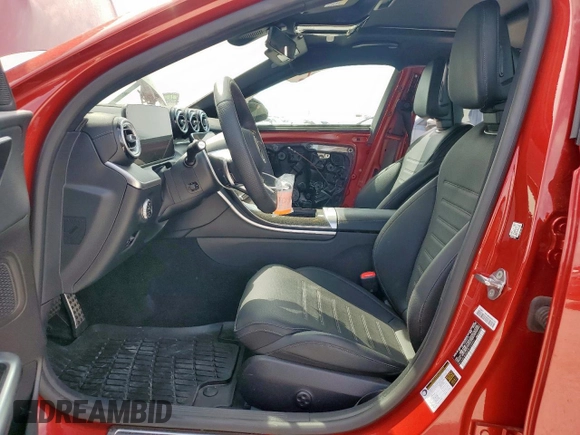 2023 Mercedes-Benz C 300 with VIN W1KAF4HB0PR109991, listed as a Copart auction lot 50087035 with 5,548 mi miles and Salvage Title. Bid and sale history available at DreamBid. Image 7.