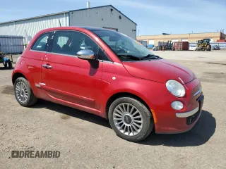 2012 FIAT 500 Lounge with VIN 3C3CFFCR8CT189002, listed as a Copart auction lot 54694095 with 117,497 mi miles and Clean title. Bid and sale history available at DreamBid. Image 4.