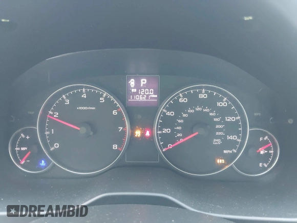 2014 Subaru Legacy 2.5i with VIN 4S3BMBA64E3030765, listed as a IAAI auction lot 42491724 with 110,621 mi miles and . Bid and sale history available at DreamBid. Image 7.