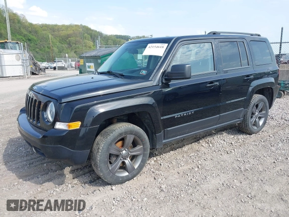 2015 Jeep Patriot High Altitude with VIN 1C4NJRFB4FD232375, listed as a IAAI auction lot 42154618 with 153,281 mi miles and . Bid and sale history available at carsss.com. Image 2.