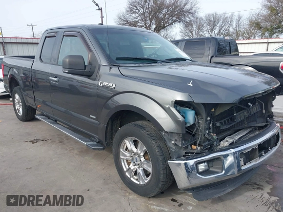 2016 Ford F-150 XL with VIN 1FTEX1CP2GKF96940, listed as a IAAI auction lot 41315754 with 98,299 mi miles and . Bid and sale history available at carsss.com. Image 1.