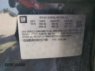 2017 Cadillac ATS Luxury RWD z VIN 1G6AB5RX3H0157189, wystawiony jako Copart lot #57614155 z przebiegiem 141 475 mil mil oraz Czysty tytuł • Clean title. Historia ofert i sprzedaży dostępna na DreamBid. Obrazek 12.
