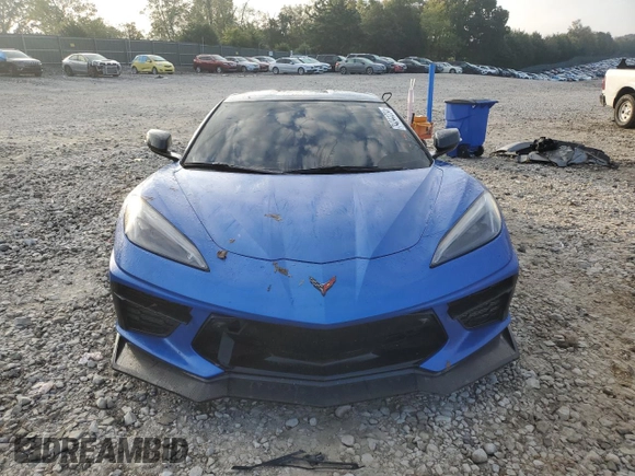 2021 Chevrolet Corvette 2LT with VIN 1G1YB2D43M5121211, listed as a Copart auction lot 74341234 with 12,074 mi miles and Salvage Title. Bid and sale history available at carsss.com. Image 5.