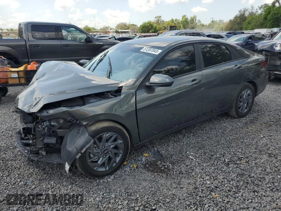 2024 Hyundai Elantra SEL with VIN KMHLM4DG3RU733337, listed as a Copart auction lot 51287045 with 26,590 mi miles and Non Repairable. Bid and sale history available at carsss.com. Image 1.