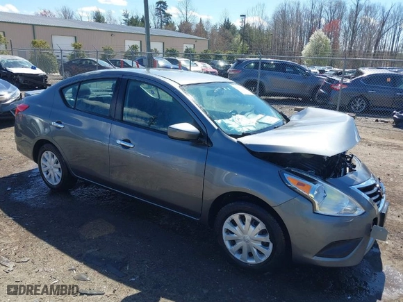 2019 Nissan Versa Sedan SV with VIN 3N1CN7AP6KL851926, listed as a IAAI auction lot 41889064 with 76,403 mi miles. Bid and sale history available at carsss.com. Image 1.