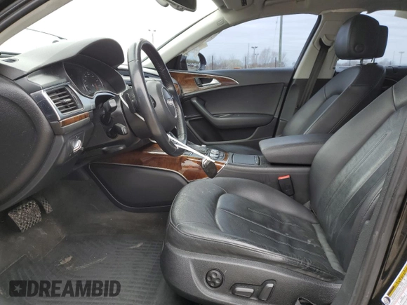 2015 Audi A6 Premium Plus with VIN WAUGFAFC9FN018686, listed as a Copart auction lot 53133675 with Not provided miles and Salvage title. Bid and sale history available at DreamBid. Image 7.