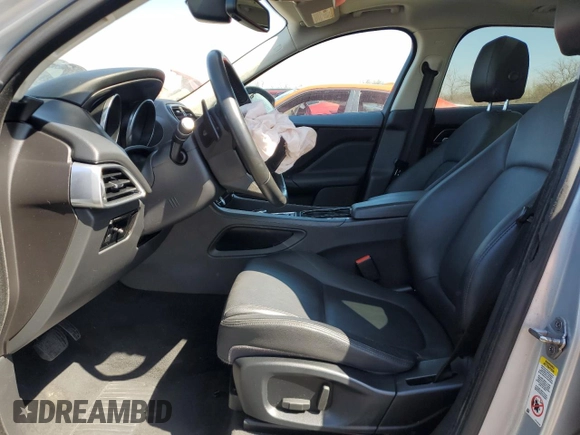 2017 Jaguar F-Pace 35t Premium with VIN SADCJ2BV4HA094263, listed as a Copart auction lot 52155545 with 64,357 mi miles and Salvage title. Bid and sale history available at DreamBid. Image 7.