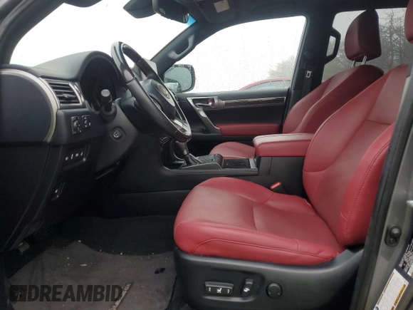 2023 Lexus GX with VIN JTJAM7BX6P5384551, listed as a Copart auction lot 50971765 with 21,255 mi miles and Salvage Title. Bid and sale history available at carsss.com. Image 7.