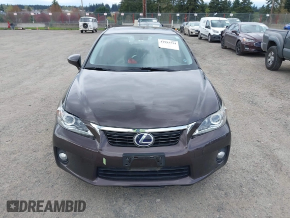 2012 Lexus CT with VIN JTHKD5BH9C2058080, listed as a IAAI auction lot 41993734 with 41,912 mi miles. Bid and sale history available at carsss.com. Image 13.