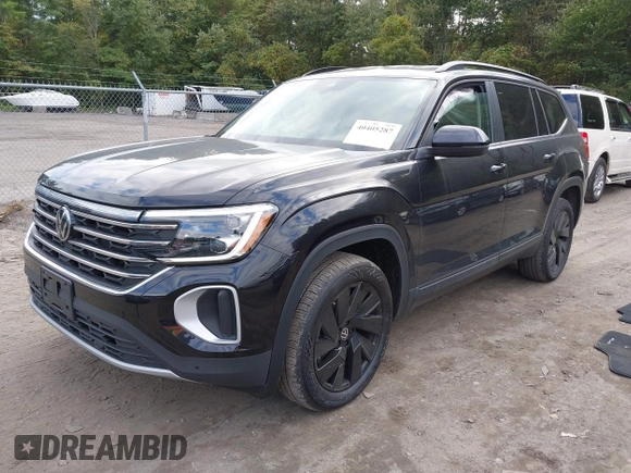 2024 Volkswagen Atlas SE with VIN 1V2HR2CA4RC604783, listed as a IAAI auction lot 40405287 with 1,269 mi miles and . Bid and sale history available at DreamBid. Image 2.