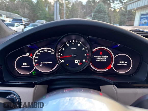 2023 Porsche Cayenne Turbo S E-Hybrid with VIN WP1AA2AY5PDA07XXX, listed as a Copart auction lot 53602005 with 12,322 mi miles and Clean title. Bid and sale history available at DreamBid. Image 8.
