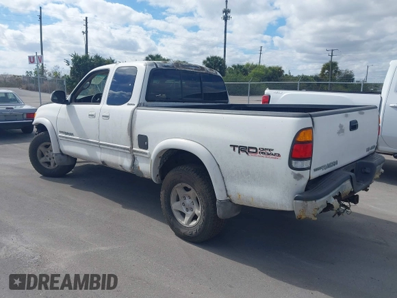 2000 Toyota Tundra Limited with VIN 5TBBT4816YS085075, listed as a IAAI auction lot 41413494 with 66,293 mi miles and . Bid and sale history available at DreamBid. Image 3.