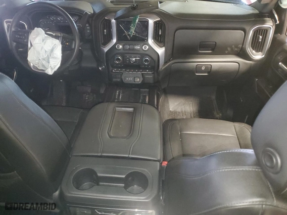 2019 GMC Sierra 1500 SLT with VIN 1GTU9DED5KZ123141, listed as a Copart auction lot 45102115 with 0 mi miles and Salvage Title. Bid and sale history available at carsss.com. Image 8.