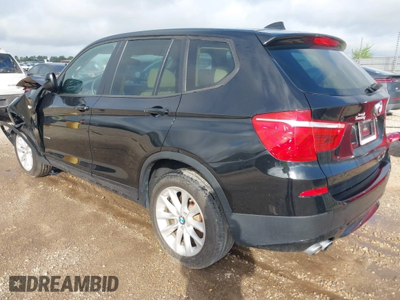 2014 BMW X3 xDrive28i with VIN 5UXWX9C50E0D24494, listed as a IAAI auction lot 41947605 with Not Provided miles and . Bid and sale history available at DreamBid. Image 3.