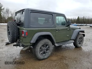 2021 Jeep Wrangler Sport S with VIN 1C4HJXAG3MW617318, listed as a Copart auction lot 85673324 with 66,450 mi miles and Salvage Title. Bid and sale history available at DreamBid. Image 3.