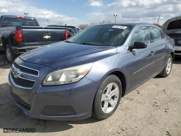 2013 Chevrolet Malibu LS with VIN 1G11B5SA4DF342810, listed as a Copart auction lot 50467885 with 240,003 mi miles and Salvage Title. Bid and sale history available at carsss.com. Image 1.