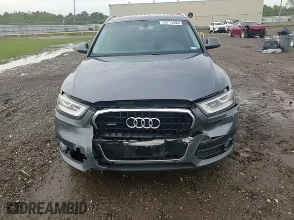 2015 Audi Q3 2.0T Premium Plus with VIN WA1EFCFS8FR000535, listed as a Copart auction lot 50713485 with 75,908 mi miles and Salvage Title. Bid and sale history available at carsss.com. Image 12.