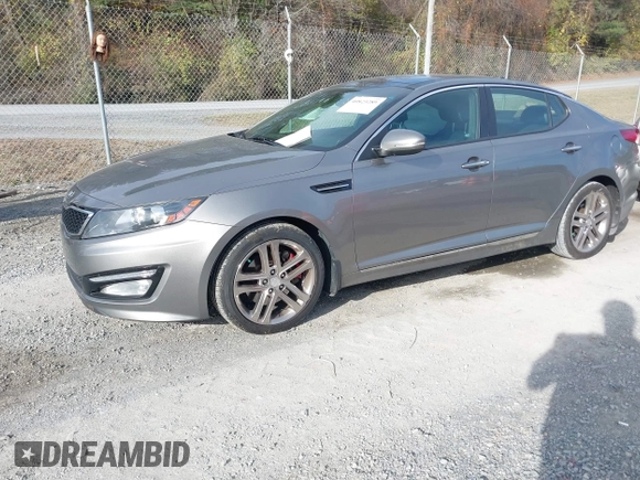 2013 Kia Optima SX with VIN 5XXGR4A68DG172070, listed as a IAAI auction lot 40820289 with 147,124 mi miles and . Bid and sale history available at DreamBid. Image 2.