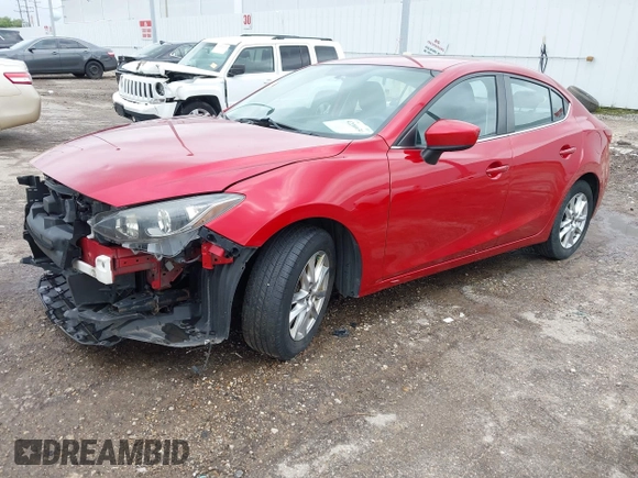 2014 Mazda 3 i Touring z VIN JM1BM1V75E1148848, wystawiony jako IAAI lot #42200934 z przebiegiem 134 176 mil mil oraz . Historia ofert i sprzedaży dostępna na DreamBid. Obrazek 2.