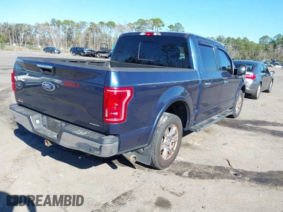 2016 Ford F-150 XL with VIN 1FTEW1CF1GFA50942, listed as a IAAI auction lot 41242594 with Not Provided miles and . Bid and sale history available at DreamBid. Image 4.