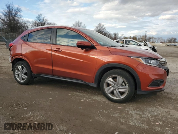 2020 Honda HR-V EX with VIN 3CZRU6H53LM724355, listed as a Copart auction lot 85762684 with 35,658 mi miles and Salvage Title. Bid and sale history available at carsss.com. Image 4.