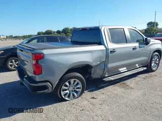 2024 Chevrolet Silverado 1500 Custom with VIN 1GCPABEK3RZ174705, listed as a IAAI auction lot 41830901 with 21,406 mi miles and . Bid and sale history available at DreamBid. Image 4.