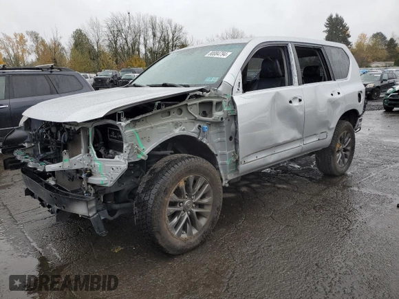 2018 Lexus GX with VIN JTJJM7FXXJ5183477, listed as a Copart auction lot 80084794 with 51,752 mi miles and Salvage Title. Bid and sale history available at carsss.com. Image 1.