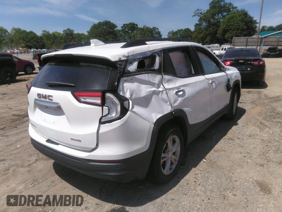 2022 GMC Terrain SLE z VIN 3GKALTEVXNL138628, wystawiony jako IAAI lot #42049758 z przebiegiem 24 450 mil mil oraz . Historia ofert i sprzedaży dostępna na DreamBid. Obrazek 4.