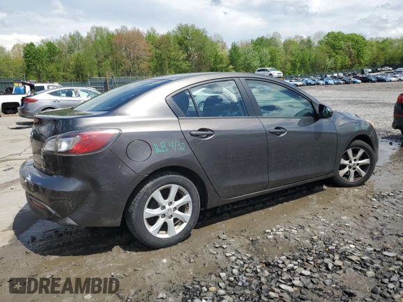 2011 Mazda 3 i Touring with VIN JM1BL1VG9B1380965, listed as a Copart auction lot 55554325 with 74,025 mi miles and Salvage Title. Bid and sale history available at DreamBid. Image 3.