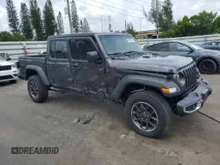 2023 Jeep Gladiator Sport с VIN 1C6HJTAG6PL584627, выставлен на аукционе Copart как лот 65161815 с пробегом 7 020 миль миль и Чистый • Clean title. История ставок и продаж доступна на DreamBid. Изображение 4.