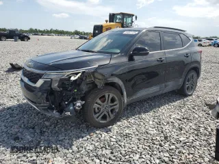 2023 Kia Seltos S with VIN KNDEU2AAXP7356776, listed as a Copart auction lot 64001135 with 58,275 mi miles and Salvage title. Bid and sale history available at DreamBid. Image 1.