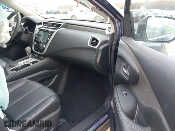 2018 Nissan Murano Platinum with VIN 5N1AZ2MH9JN192329, listed as a IAAI auction lot 42084760 with 58,936 mi miles and . Bid and sale history available at carsss.com. Image 5.