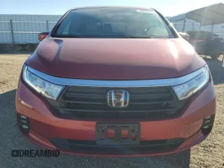2022 Honda Odyssey EX-L with VIN 5FNRL6H70NB062087, listed as a Copart auction lot 46378875 with 69,965 mi miles and Salvage Title. Bid and sale history available at DreamBid. Image 5.