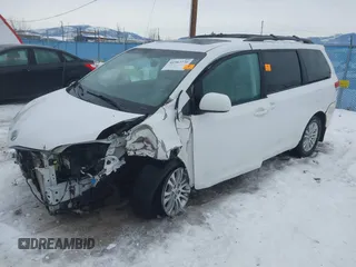 2014 Toyota Sienna XLE with VIN 5TDYK3DC9ES442525, listed as a IAAI auction lot 41502770 with Not provided miles and . Bid and sale history available at DreamBid. Image 17.