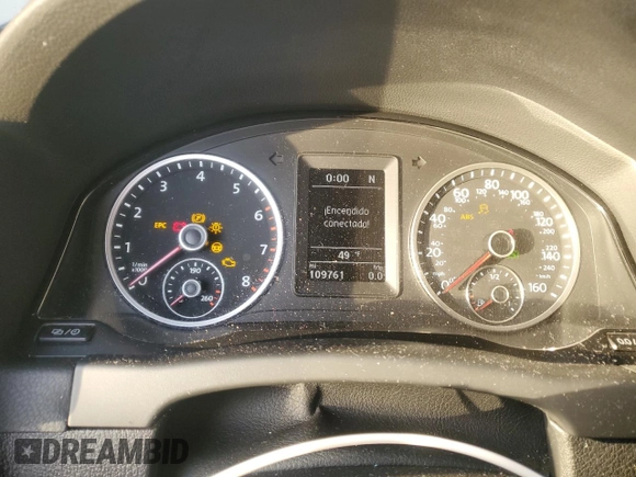 2014 Volkswagen Tiguan SEL с VIN WVGAV3AX2EW552280, выставлен на аукционе Copart как лот 85222224 с пробегом 109 761 миль миль и Списание • Salvage title. История ставок и продаж доступна на DreamBid. Изображение 9.