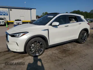 2022 Infiniti QX50 AUTOGRAPH with VIN 3PCAJ5DB6NF119321, listed as a Copart auction lot 66736794 with 26,198 mi miles and Salvage Title. Bid and sale history available at carsss.com. Image 1.
