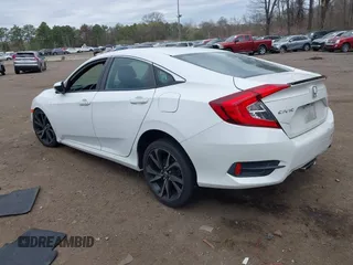 2019 Honda Civic Sedan Sport with VIN 2HGFC2F87KH592488, listed as a IAAI auction lot 42077168 with 44,431 mi miles. Bid and sale history available at carsss.com. Image 3.
