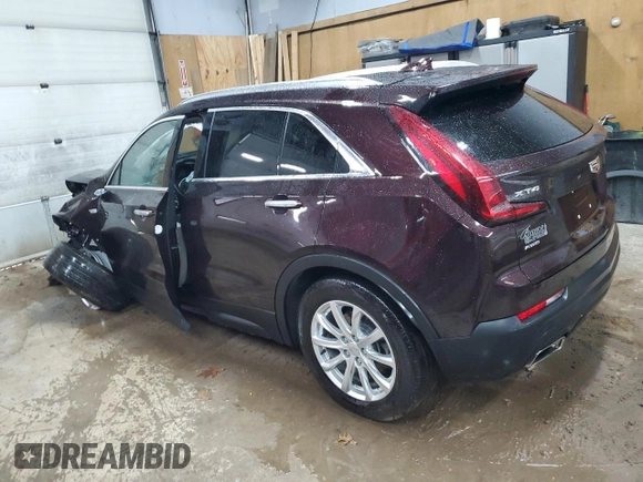 2021 Cadillac XT4 AWD Luxury with VIN 1GYFZBR43MF000217, listed as a Copart auction lot 78197354 with 40,009 mi miles and Non Repairable. Bid and sale history available at DreamBid. Image 2.
