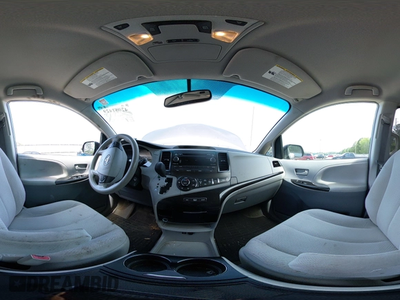2014 Toyota Sienna LE AAS with VIN 5TDKK3DC4ES431664, listed as a IAAI auction lot 42081429 with 208,505 mi miles and . Bid and sale history available at carsss.com. Image 18.