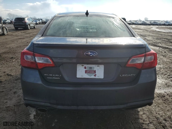 2018 Subaru Legacy Limited with VIN 4S3BNAN66J3046736, listed as a Copart auction lot 46931535 with 0 mi miles and Salvage Title. Bid and sale history available at carsss.com. Image 6.