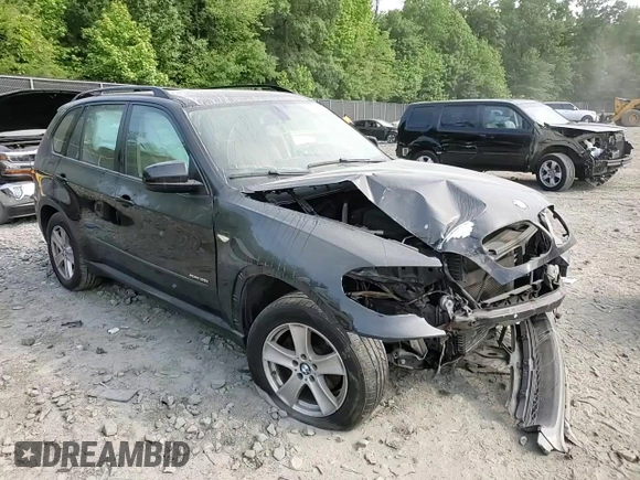 2012 BMW X5 35i with VIN 5UXZV4C5XCL761370, listed as a Copart auction lot 59436845 with 124,722 mi miles and Salvage title. Bid and sale history available at DreamBid. Image 14.